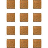 Simidil Design Supla Levha 12 Adet 3 mm Ham Mdf 10 cm x 10 cm Kare Lazer Kesim - 10 x 10 cm - Ahşap