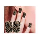 Simin Simli Zebra Takma Tırnak