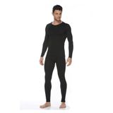 Simisso Erkek Siyah Termal Takım,%70 Thermolux Micro-Polyester,%30 Viskoz, M Beden
