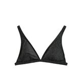 Simli Derin V Yaka Bralet Bikini Üstü