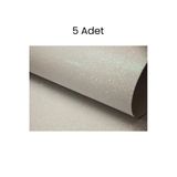 Simli Fon Kartonu 50X70 Beyaz 5 Adet