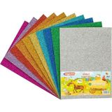 Simli Karton A4 Karışık 10 Renk