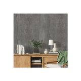Simli Lüks Duvar Kağıdı 108-1 | Wallert Olivia, Gri ve Antrasit, Kağıt Taban Taban + Vinil Kaplama - 16.5 m²