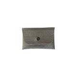 Simli Mini Kartlık Cüzdan – Para Kesesi, Kart Tutucu, Çıtçıtlı Model 10x7 cm Gümüş 10 cm