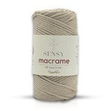 Simli Polyester Makrome İpi 3 mm 250 Gr Supla Ip ve Çanta İpliği