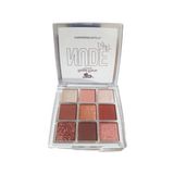 Simli ve Mat Dokuzlu 9 Lu Göz Farı Far Paleti Nude ve Tonları - 02