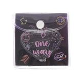 Simli Ve Sulu Desenli Kup Bloknot Neon One Way