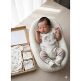 Şimo Butik Kız-Erkek Yeni Doğan Hastane Çıkışı % 100 Organik Pamuk Kutulu 10'lu Full Takım Ayıcıklı - Krem Ayıcık - Yenidoğan