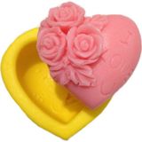 Simo I Love You Kalp Sabun Kokulu Taş Için Silikon Kalıp