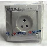 Simon 34 Beyaz Telefon Priz