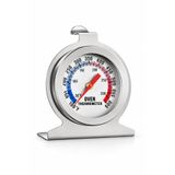 Simona Home Fırın İçi Analog Termometre 50–300 °C Çift Ölçekli Çelik Isı Ölçer Ayaklı ve Askılı