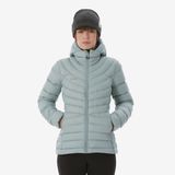 Simond Kadın Outdoor Trekking Kapüşonlu Şişme Mont - Mavi - Wilder -10 °C