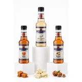 Simonelli 3'lü Kahve Şurubu Seti 250 ml (3x250 ml) - Karamel, Beyaz Çikolata ve Fındık Aromalı İçecek Şurubu