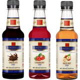 Simonelli 3'lü Şurup Seti (Çikolata + Çilek+ Fındık) Kahve ve Kokteyl Şurubu 3X250ML - 250 ml