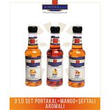 Simonelli Aromalı Şurup Seti 3X250 ml – Şeftali, Mango, Portakal – Kahve ve Içecek Şurubu - Çoklu Şurup - 1 Adet