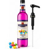 Simonelli Bubble Gum Aromalı Kahve Şurubu 700 ml - İçecek ve Kokteyl Şurubu (Pompa Dahil) - Cafe Crema