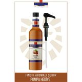 Simonelli Fındık Aromalı Kahve Şurubu 700 ml - İçecek ve Kokteyl Şurubu (Pompa Dahil) - Cafe Crema