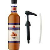 Simonelli Kahve Şurubu 70 ml Karamel Aromalı Sıcak ve Soğuk İçecekler İçin Pompa ile