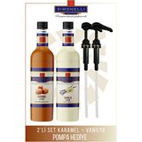 Simonelli Kahve Şurubu 700 ml Karamel Aromalı Vanilya Aromalı Premium Lezzet