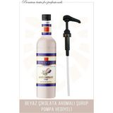 Simonelli Kahve Şurubu Beyaz Çikolata Aromalı 700 ml Pompa ile Pratik Kullanım