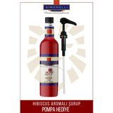 Simonelli Kahve Şurubu Hibiscus Aromalı 70 cl + Pompa - 700 ml