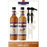 Simonelli Kahve ve Kokteyl Şurubu 2’li Çikolatalı Kurabiye Toffee Nut 700 ml Pompa Hediye