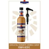 Simonelli Kahve ve Kokteyl Şurubu 700 ml Çikolatalı Kurabiye Aromalı Pratik Pompa ile