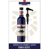 Simonelli Kahve ve Kokteyl Şurubu Böğürtlen Aromalı 700 ml + Pompa - Cafe Crema