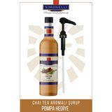 Simonelli Kahve ve Kokteyl Şurubu Chai Tea Aromalı 700 ml + Pompa - Cafe Crema