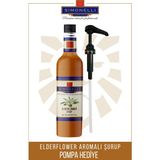 Simonelli Kahve ve Kokteyl Şurubu Elderflower Aromalı 700 ml + Pompa - Cafe Crema