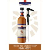 Simonelli Kahve ve Kokteyl Şurubu Toffee Nut 700 ml + Pompa Simonelli Karamelize Fındık Aromalı İçecekler İçin - Cafe Crema