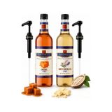 Simonelli Karamel + Beyaz Çikolata Aromalı Kahve ve Kokteyl Şurubu Seti 2 x 700 ML