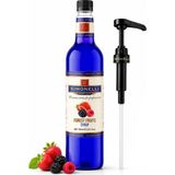 Simonelli Orman Meyveli Aromalı Kahve Şurubu 700 ml - İçecek ve Kokteyl Şurubu (Pompa Dahil) - Cafe Crema