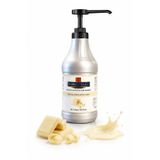 Simonelli Profesyonel Beyaz Çikolata Aromalı Dekor Sos 2500 gr (2.5 kg) - Kahve, Tatlı ve Dondurma Sosu (Pompa Dahil)