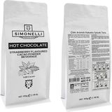Simonelli Sıcak Çilek Çikolata Aromalı 900G Paket - 900 gr