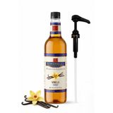 Simonelli Vanilya Aromalı Kahve ve Kokteyl Şurubu 700 ml - Premium İçecek Şurubu Pompa Hediyeli