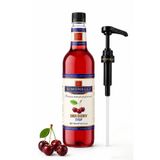 Simonelli Vişne Aromalı Kahve Şurubu 700 ml - İçecek ve Kokteyl Şurubu (Pompa Dahil)