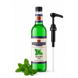 Simonelli Yeşil Nane Aromalı Kahve Şurubu 700 ml - İçecek ve Kokteyl Şurubu (Pompa Dahil)