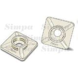 Simpa Sp-Ykb-1 Yapışkanlı Kroşe,19X19 Beyaz, 100 Adet