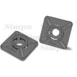 Simpa SP-YKS-2 Yapışkanlı Kroşe,28x28 Siyah, 100 Adet