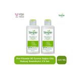 Simple Kind To Skin Suya Dayanıklı Maskarayı Çıkaran Yağsız Makyaj Temizleyicisi 125 ml 2'li Set