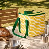 Simple Living Living Desenli Termos Çanta - Sarı - 25 Lt
