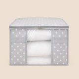 Simple Living Living Pencereli Kazak Hurcu - Gri - 45X40X30 cm