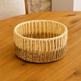 Simple Living Palm Breeze 20x10 cm Bej Kahvarengi Dekoratif Sepet