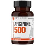 Simple Nutritions Arginine 500 mg 90 Tablet Pre-Workout İçin Etkili Sporcu Besini