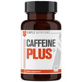 Simple Nutritions Caffeine Plus 90 Tablet - 200 mg Kafein ve 200 mg Taurin İçeren Takviye Edici Gıda, Türkiye Menşeli - Aromasız