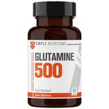 Simple Nutritions Glutamin Takviyesi 500 mg 90 Tablet – Kas Onarımı, Dayanıklılık