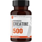 Simple Nutritions Kreatin 500 mg 90 Tablet Monohidrat İçerikli Sporcu Besini Türkiye Menşeli