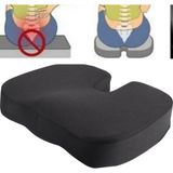 Simple Pillow Coccyx Oturma Minderi Kuyruk Sokumu, Kıl Dönmesi ve Kalça Sorunları İçin Ortopedik Visko Malzeme 45x35x7 cm