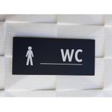Simple Serisi Erkek Wc Yönlendirme Kapı İsimliği